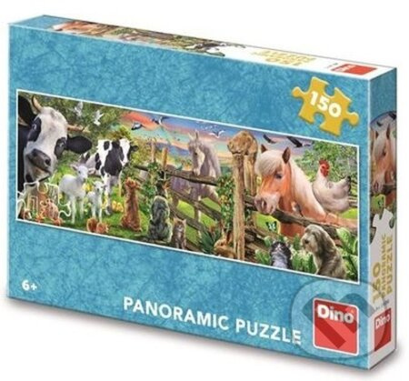Puzzle Farma 150 dílků panoramic DINO