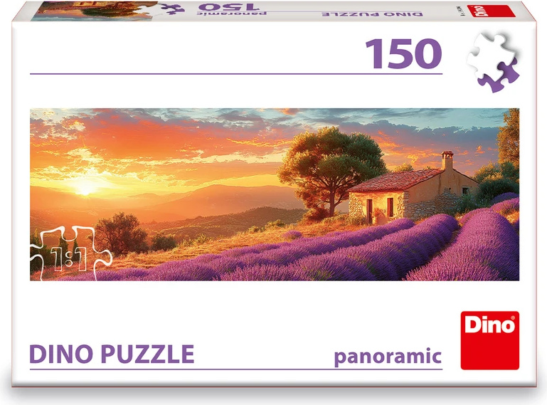 Puzzle 150 panoramic: Úchvatná krajina - puzzle z kategorie 60 - 300 dílků