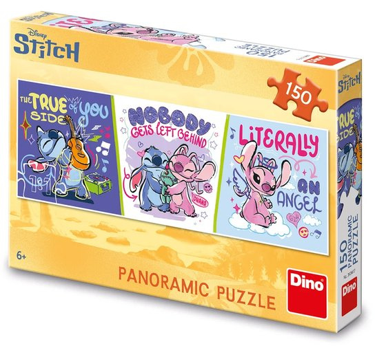 Dino Stitch relaxuje Puzzle 150 dílků panoramic