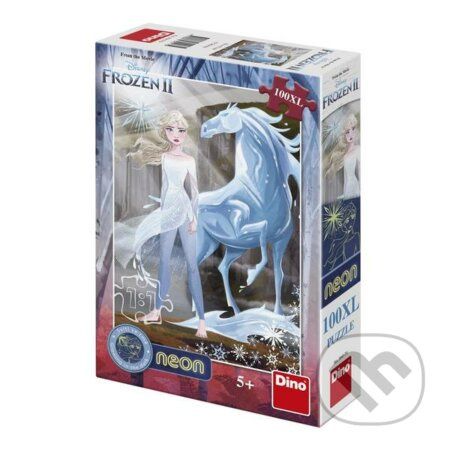 Puzzle XL Ledové království II/Frozen II svítící ve tmě 33x47cm 100 dílků v krabici 20x29,5x6cm
