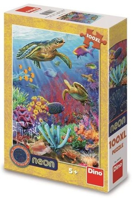 Puzzle podmořský svět neon