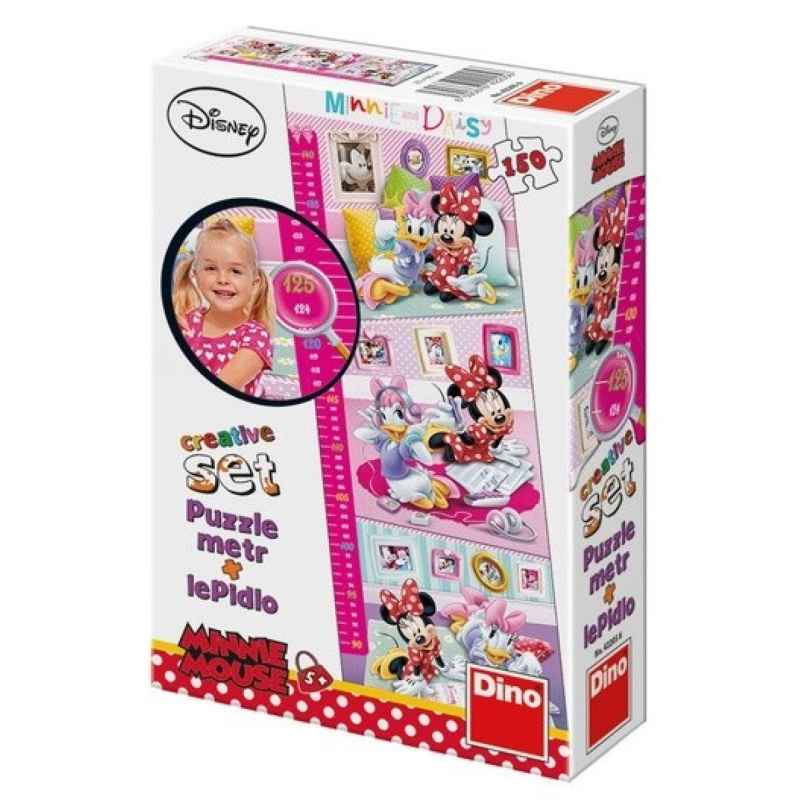 Dino puzzle metr minnie + lepidlo 150d.