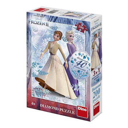 Puzzle Ledové království II s kamínky ke zdobení - 200 dílků