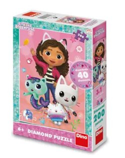Dino Gábi diamond 200 dílků