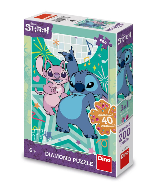 Dino Stitch diamond 200 dílků