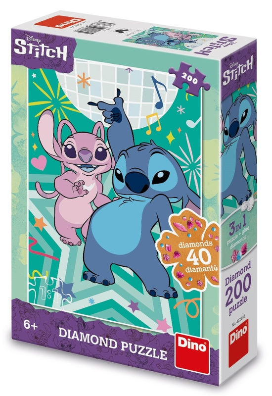Dino Stitch diamond 200 dílků