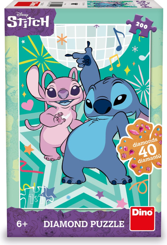 Dino Stitch diamond 200 dílků