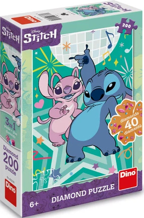 Dino Stitch diamond 200 dílků