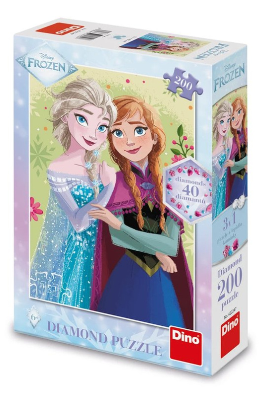 Dino Frozen: Jarní portrét Puzzle 200 dílků diamond