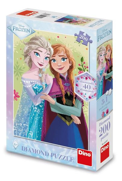 Dino Frozen: Jarní portrét Puzzle 200 dílků diamond
