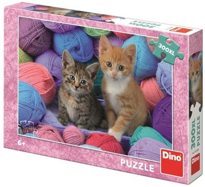 Dino Puzzle Koťátka ve vlně 300 XL dílků