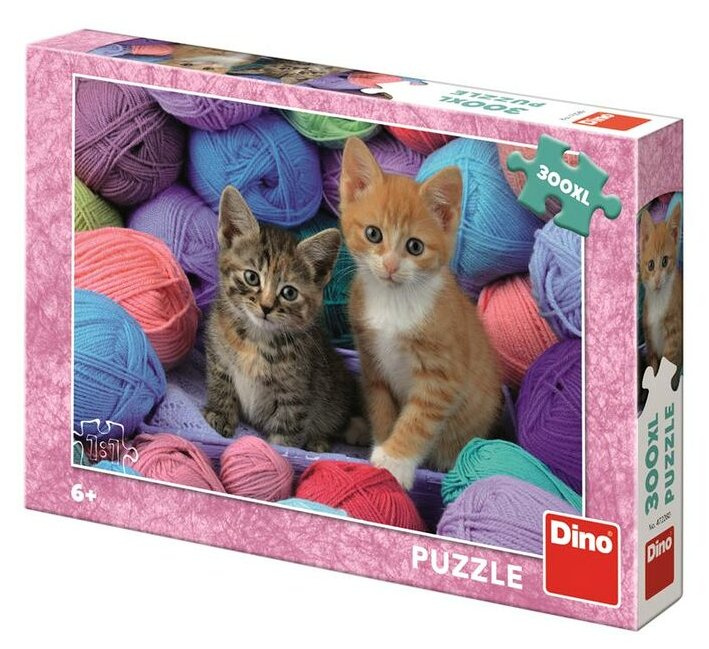 Dino Puzzle Koťátka ve vlně 300 XL dílků