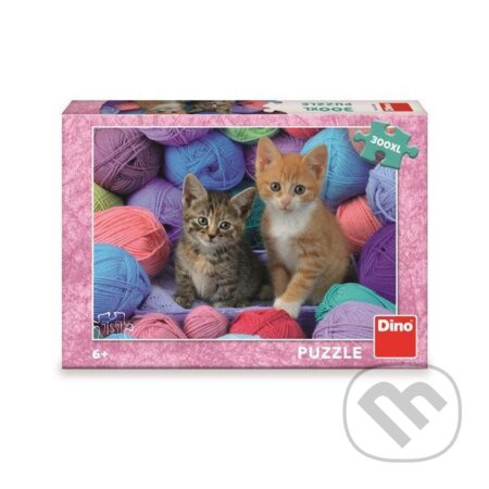 Dino Puzzle Koťátka ve vlně 300 XL dílků