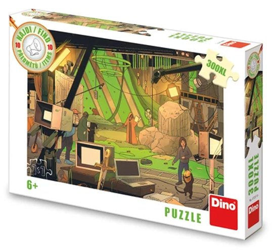 DINO Puzzle Najdi 10 předmětů: Film XL 300 dílků