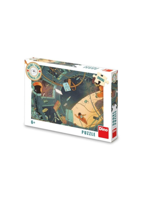 Puzzle Vesmír - Najdi 10 předmětů 47x33cm 300 dílků XL v krabici 27x19x4cm