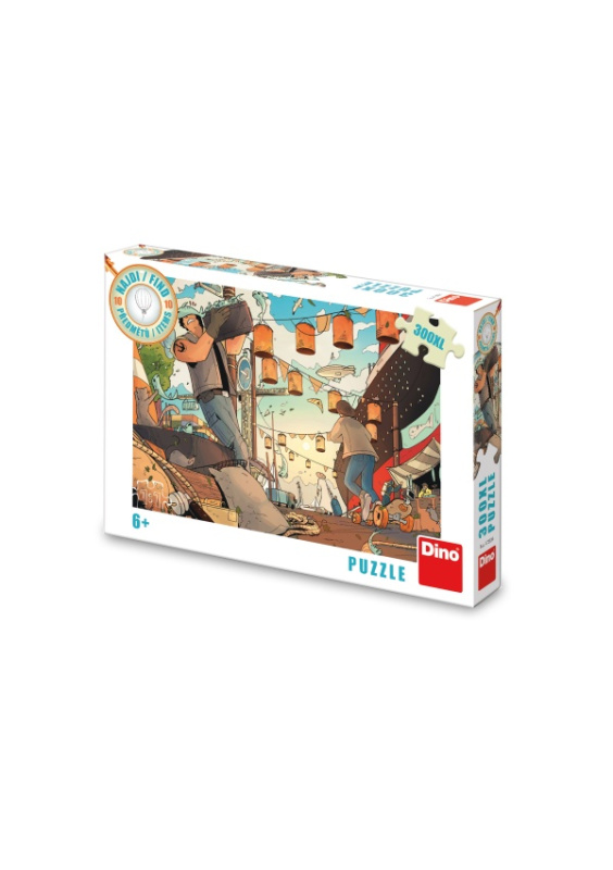DINO Puzzle Najdi 10 předmětů: Přístav XL 300 dílků