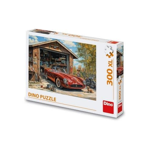 Puzzle Jaguár v garáži XL 300 ks - puzzle z kategorie Maxi dílky