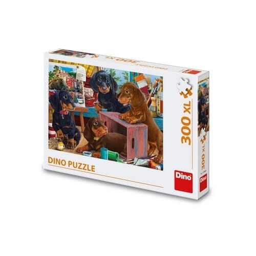 Jezevčíci XL - puzzle z kategorie 60 - 300 dílků