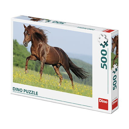 KŮŇ NA LOUCE 500 Puzzle