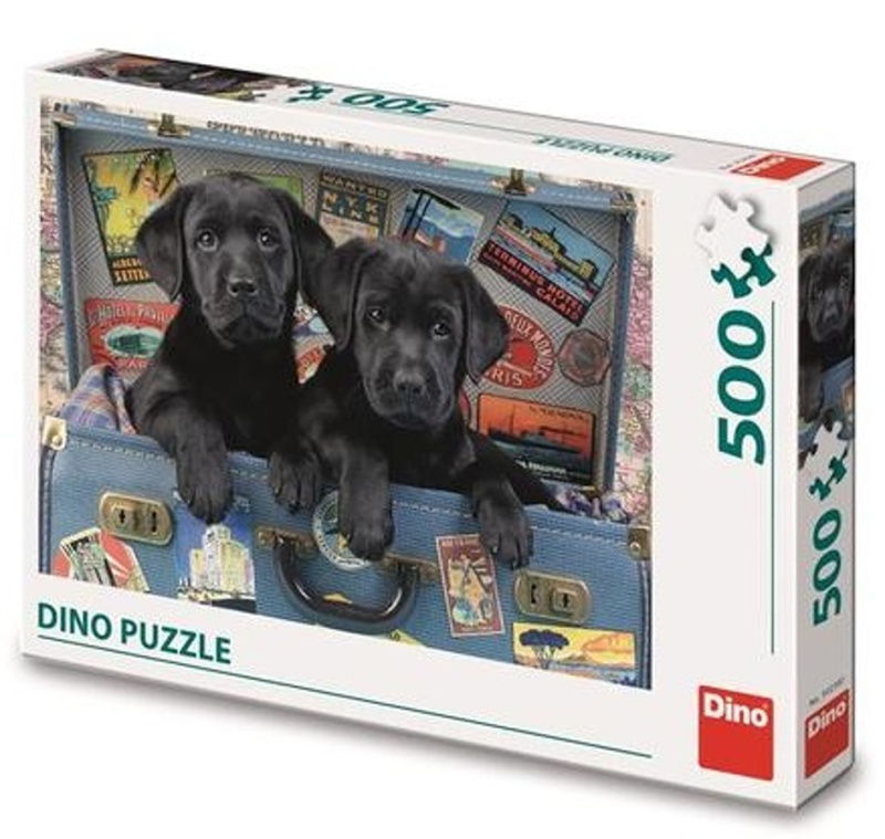 Dino Štěňata v kufru 500 puzzle