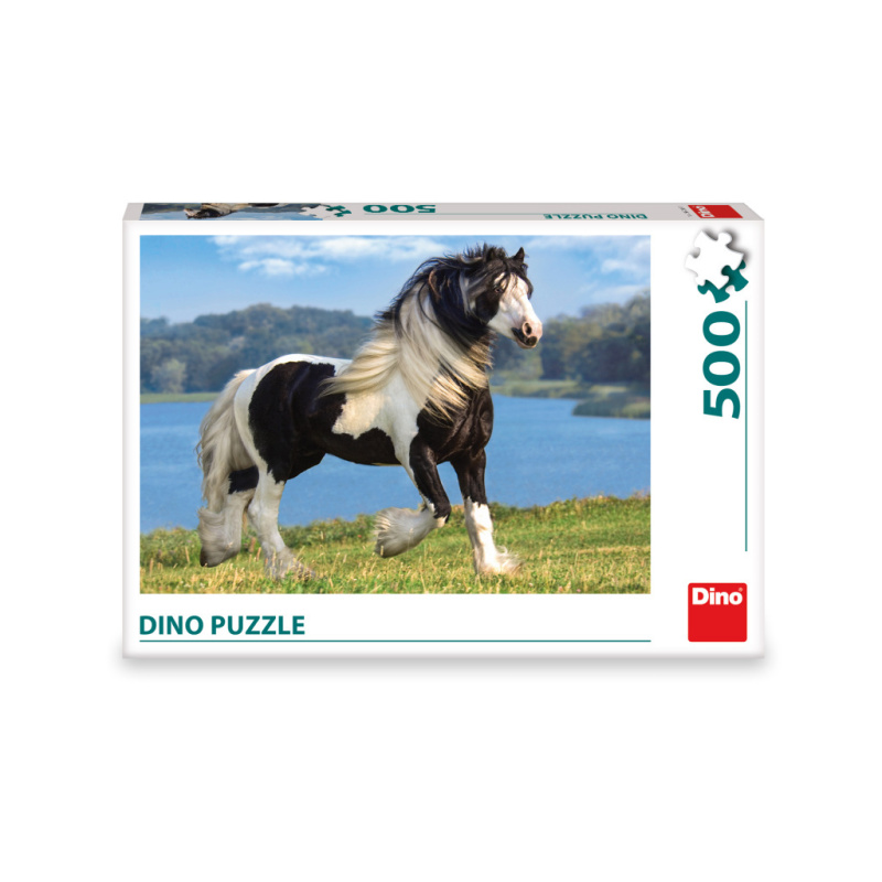 Dino: ČERNOBÍLÝ KŮŇ 500 Puzzle