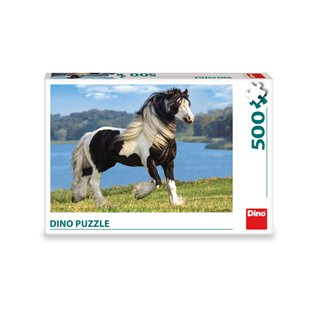 Dino: ČERNOBÍLÝ KŮŇ 500 Puzzle