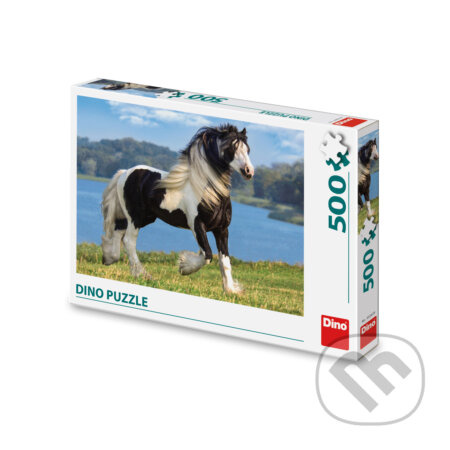 Dino: ČERNOBÍLÝ KŮŇ 500 Puzzle