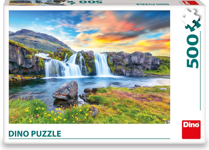 ISLANDSKÝ VODOPÁD 500 Puzzle FSC