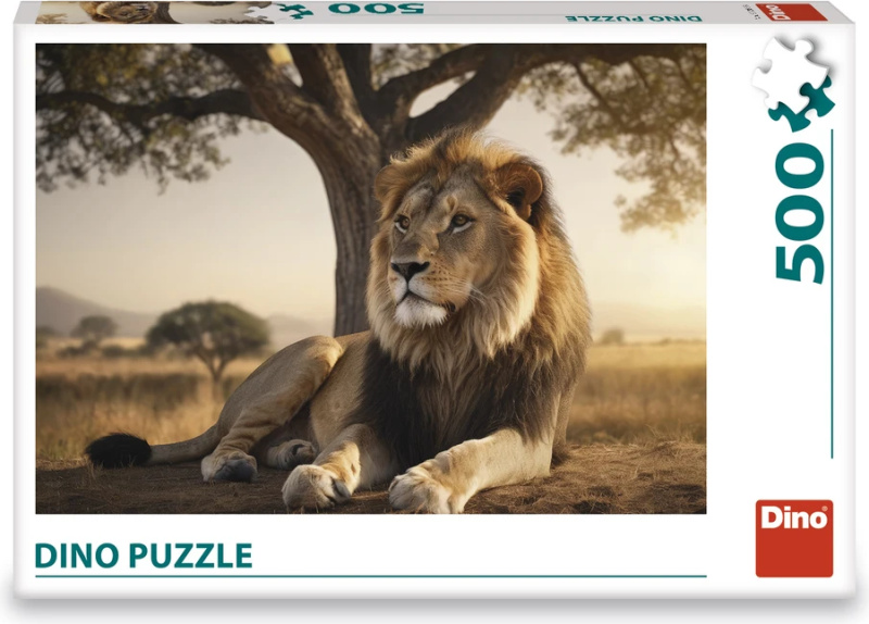 Puzzle Odpočívající lev 500 dílků