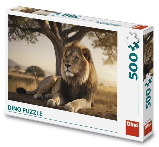 Puzzle Odpočívající lev 500 dílků