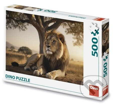 Puzzle Odpočívající lev 500 dílků