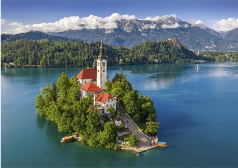 Puzzle Jezero Bled 500 dílků
