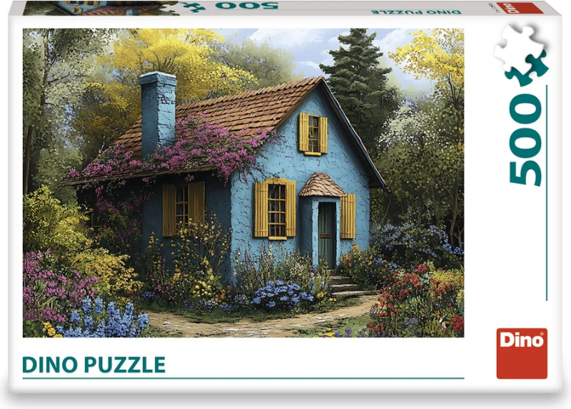 Puzzle Modrý domeček 500 dílků