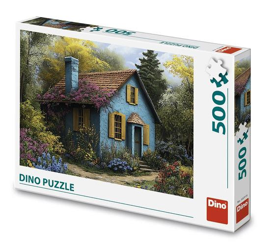 Puzzle Modrý domeček 500 dílků