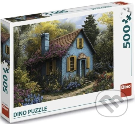 Puzzle Modrý domeček 500 dílků