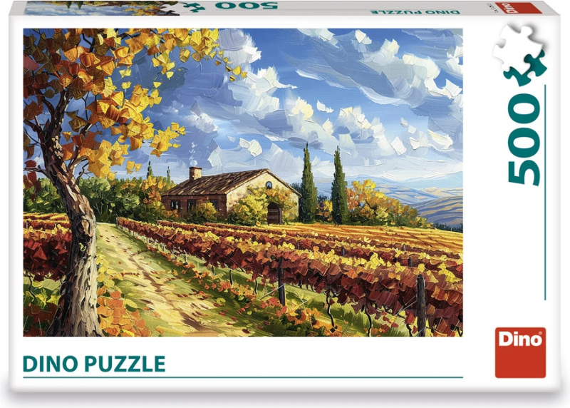 Puzzle Malovaná vinice (500 dílků) - puzzle z kategorie Umělecké