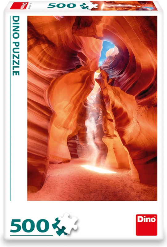 Puzzle 500: Antilopí kaňon - puzzle z kategorie Přírodní scenérie