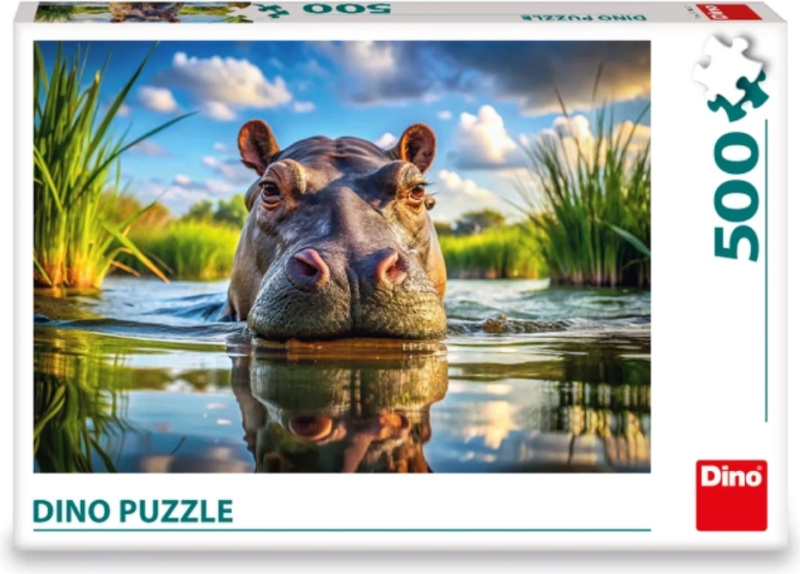 Puzzle 500: Roztomilý hroch
