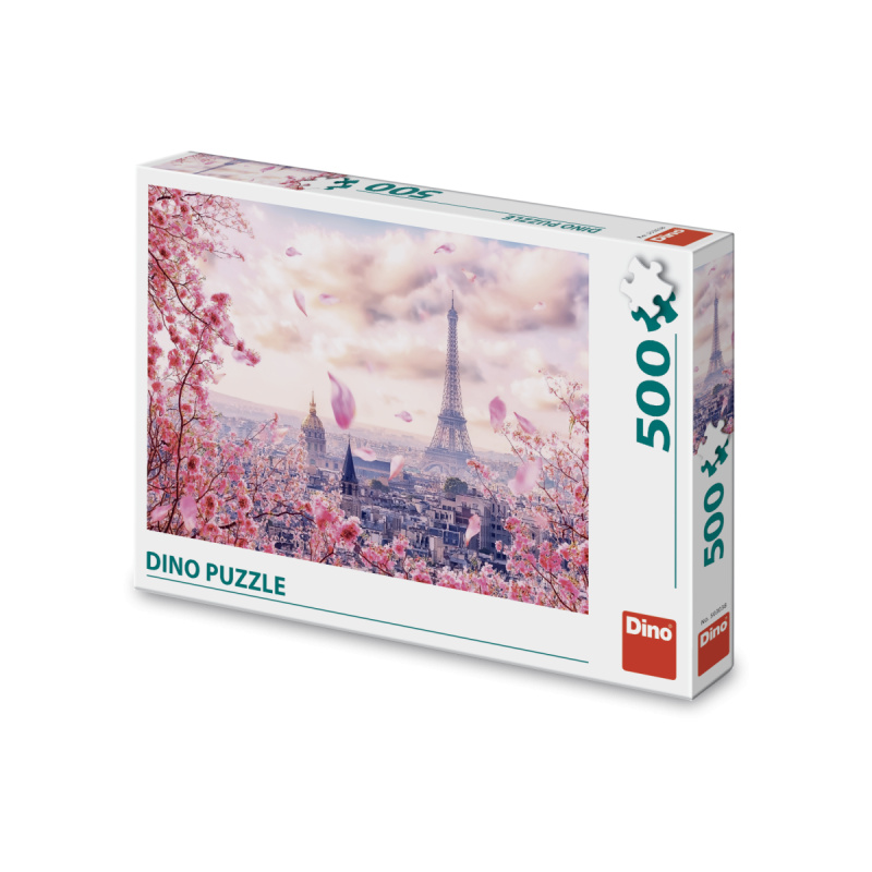 Puzzle 500: Eiffelovka v růžovém