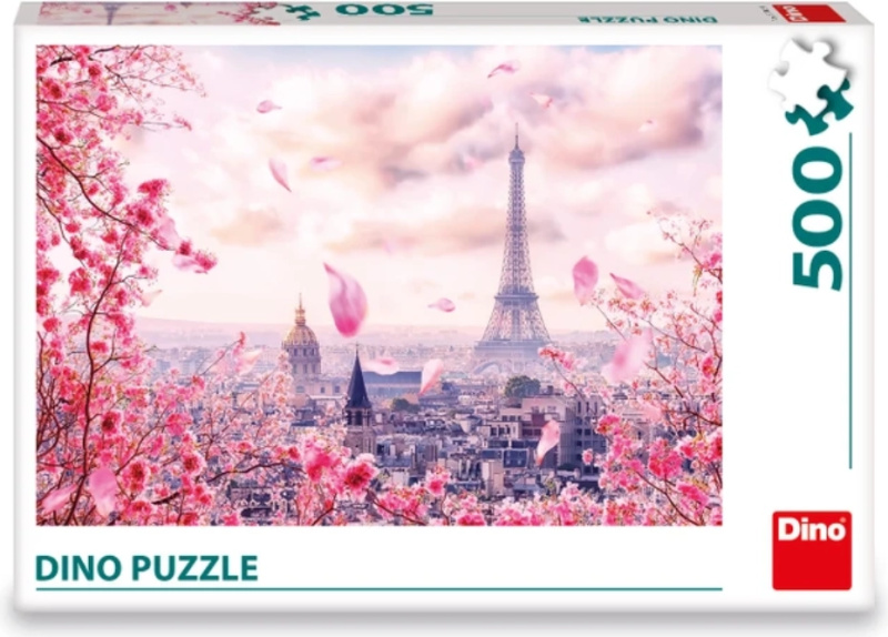 Puzzle 500: Eiffelovka v růžovém