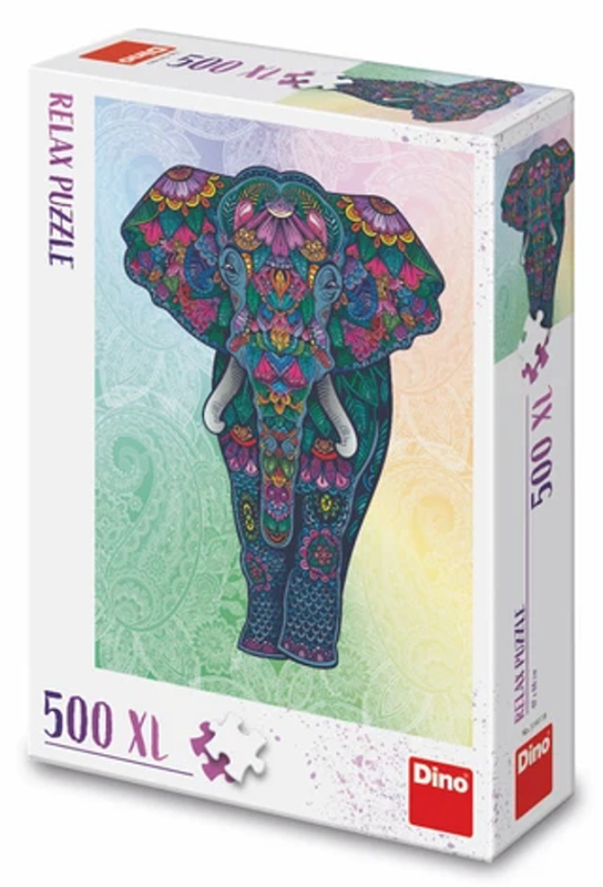 DINO Relax puzzle Slon XL 500 dílků