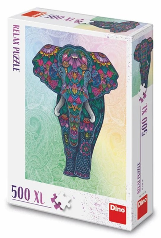DINO Relax puzzle Slon XL 500 dílků