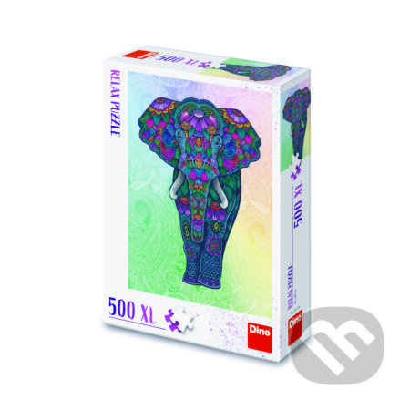 DINO Relax puzzle Slon XL 500 dílků