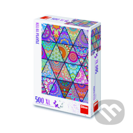 DINO Relax puzzle Dlaždice XL 500 dílků