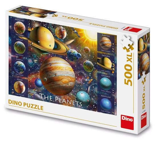 Puzzle DINO Vesmír a osm planet 500 XL dílků