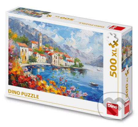 Puzzle 500XL Malovaná zátoka - puzzle z kategorie Města a stavby