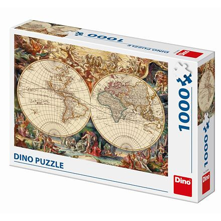 Dino Historická mapa 1000 dílků