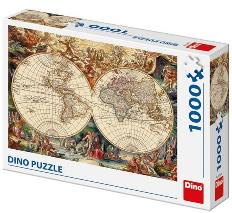 Dino Historická mapa 1000 dílků