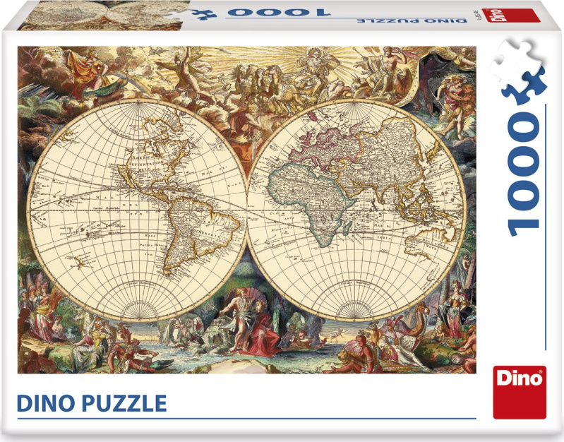 Dino Historická mapa 1000 dílků