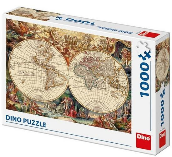 Dino Historická mapa 1000 dílků